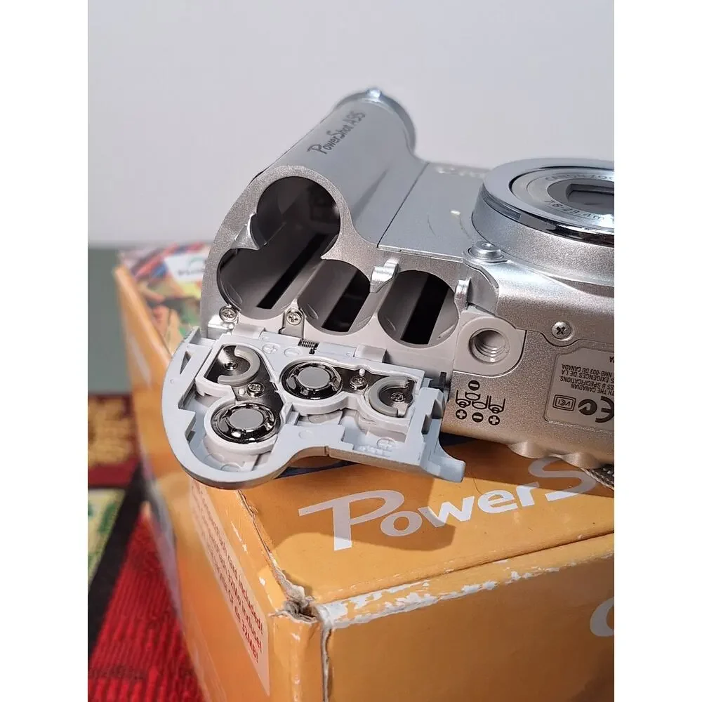 Canon PowerShot A95 5MP Digital Camera Tested Works Box Manuals CF Card